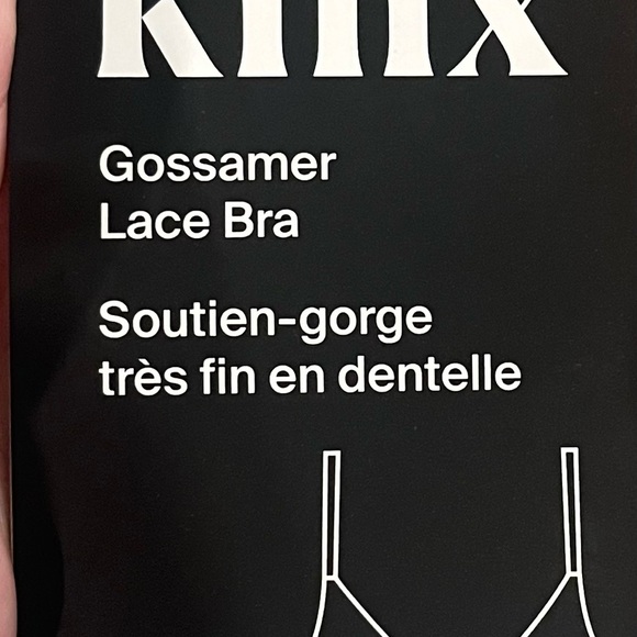 Knix Women's Gossamer Lace Bra in Dark Cherry size S+ NWT - Picture 7 of 12